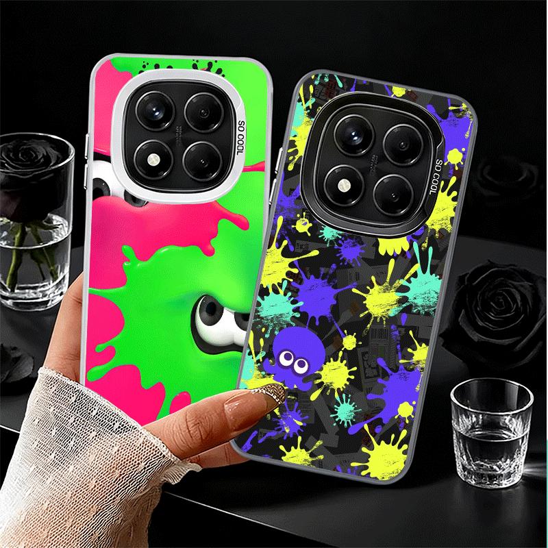 S-Splatoons Game Soft Phone Case for Xiaomi Redmi Note 13 14 15 Pro Plus 12S 12 11S 11 11T 10S 10 Shockproof Cover Back Shell