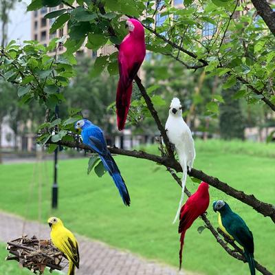 Simulatie Papegaai Tuindecoratie Creatief Gazonbeeldje Ornament Dier Vogel Buiten Tuinfeest Requisite Decoratie