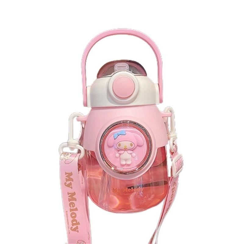 High-quality Tritan Cartoon Water Bottle For Girls With Large Capacity And Cute Design Perfect For Summer!