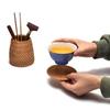 Rattan Desktop Organizer & Pen/Brush Holder