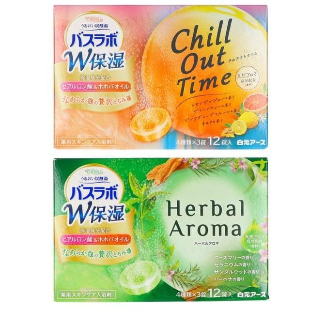 Hakugen - HERS Bath Lab W Moisturizing Bath Tablets Herbal Aroma - 45g x 12