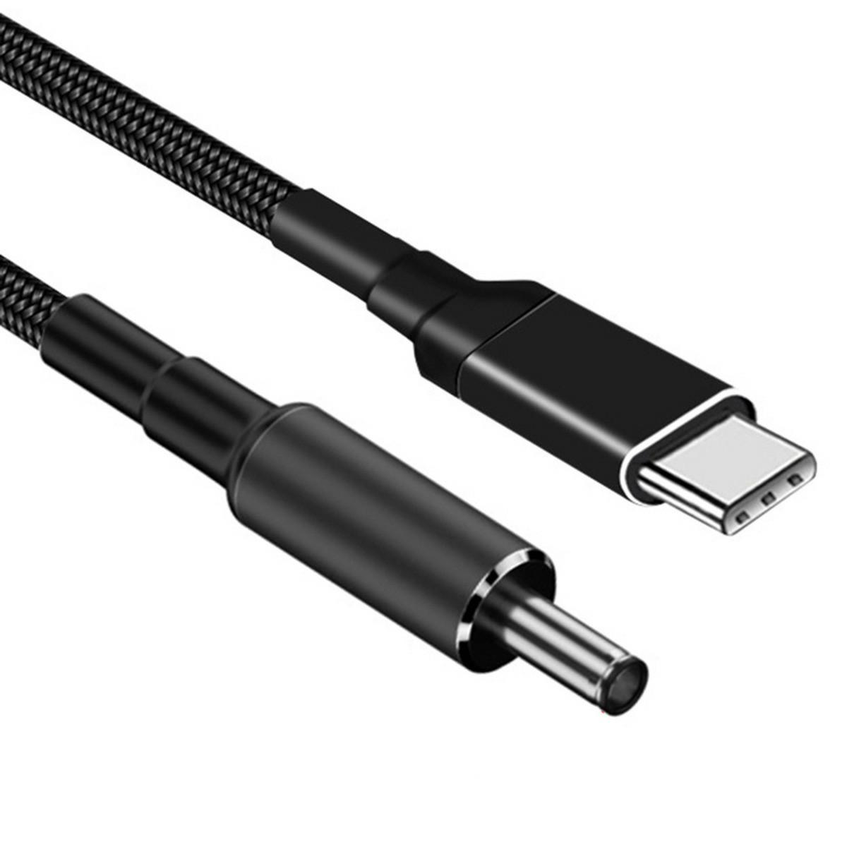 

UC-110-4530DE For Dell Laptops 1.8m USB-C to DC 4.5x3.0mm Cable PD 100W Nylon Braid Charging Cord As Shown A