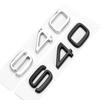 ABS Rear Trunk Letters Logo Emblem Badge Stickers For Volvo C30 V40 V60 V90 S40 S60 S80 S90 S80L XC40 XC60 XC90 AWD T4 T5 T6