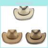 Cowboy-Stil Strohhut mit breiter Krempe für Sonnenschutz im Freien und Freizeit