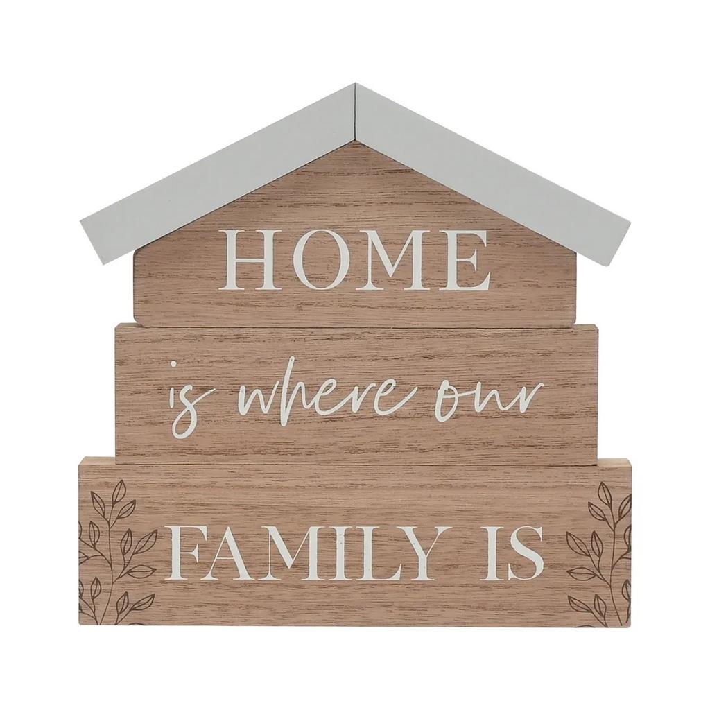 Celebrations Moments Family House Plaque