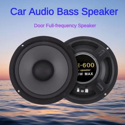 Haut-parleur Audio de Voiture 6 Pouces 600W 2 Voies Gamme Complète Fréquence Haut-parleur Audio Automobile Medium-Basses Puissant Haut-parleur Modifié Ultra-fin