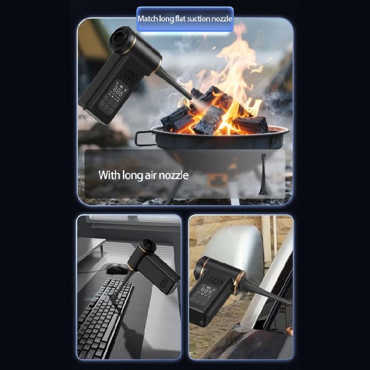 Multifunctional Vehicle Tool Car Vacuum and Inflator Pump Digital Display Cordless for Cleaning and Inflation