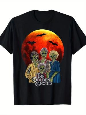 Vintage The Golden Ghouls Custom For Women Men Halloween 22 T-Shirt