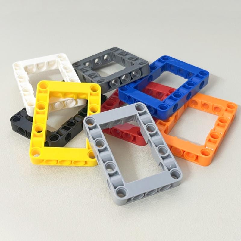 10Pcs/lot 64179 High-Tech 5x7 Open Center Liftarm Bricks Toy For Technical MOC DIY Buildings Blocks Compatible