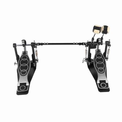 Doppel-Trommelpedal, fester Griff, stabil, leistungsstark, Zink-Aluminium, professioneller Trommel-Fußtritt