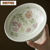 Chinese Style High-foot Tea Snack Fruit Dishes Creative Pastry Plate Household Plates For Food Tea Ceremony Supplies Ornaments