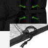 Outdoor Patio Heater Covers Anti-Snow Waterproof Dustproof Wind-Resistant for Bad Weather Black Color