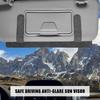 Car Sun Visor Extender Anti-glare UV Retractable Sun Shield Sunshade Blocker Front Side Anti Glare Board Car Accessories