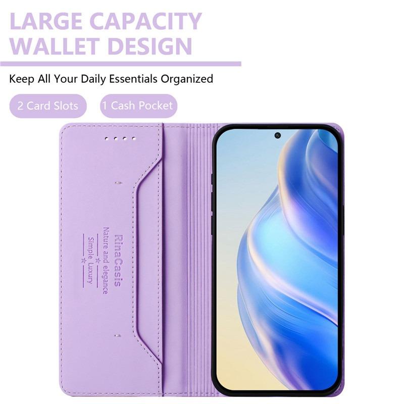 Luxus Anti-Diebstahl-Geldbörse Flip-Cover-Telefonkasten für Samsung Galaxy A24 A34 A54 5G A14 A04 Core A04E 4G Ledertaschen Magnet Coque