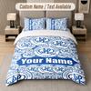 Custom Name Queens Park Rangers _ QPR 3Pcs Duvet Cover Set Personalized Text Bedding Pillowcases Bedroom