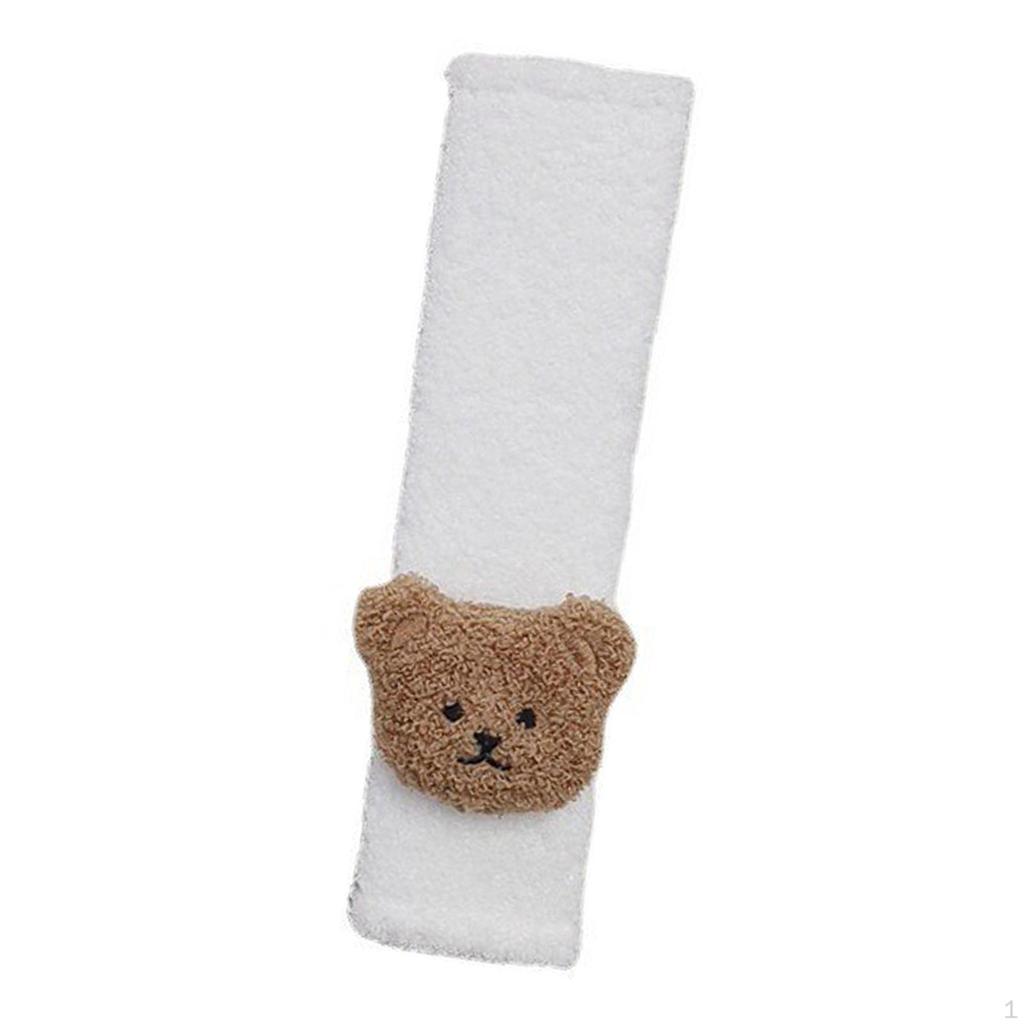 Car Seat Belt Pads Cover Shoulder Pad for Adults Kids Women Teens Men coffee Color bear