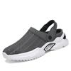 Fashion Men Sandals Platform Sandals Designer Mesh Mules Breathable Padded Beach Slippers 2025 Slip on Lightweight Men Sneakers
