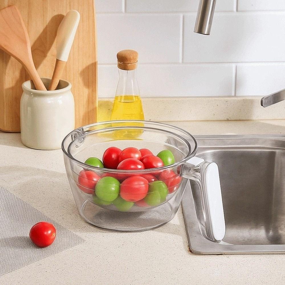 Multifunctional Rice Washing Basket Double Layer Food Cleaning Box Draining Basket  Kitchen