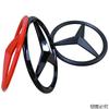 WVQ5   18.6cm Car Front Grille Badge Cover Emblem Sticker for Mercedes Benz C E Class GLA W204 W205 W210 W211 W212 W213 GLE Accessories