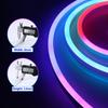 Tuya WiFi LED Neon Strip Light 24V RGBIC Dimmable LED Strip Bluetooth APP Control Waterproof Silicone Tube Neon Tape Wall Decor