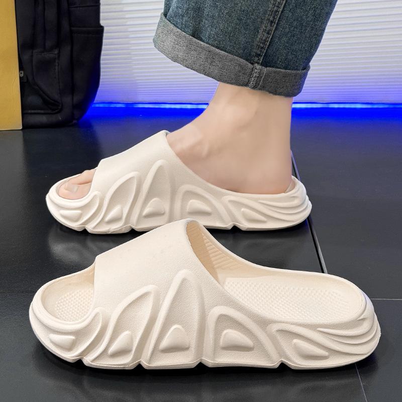 Slippers summer new thick bottom non-slip outer wear slippers casual outdoor beach one-word
