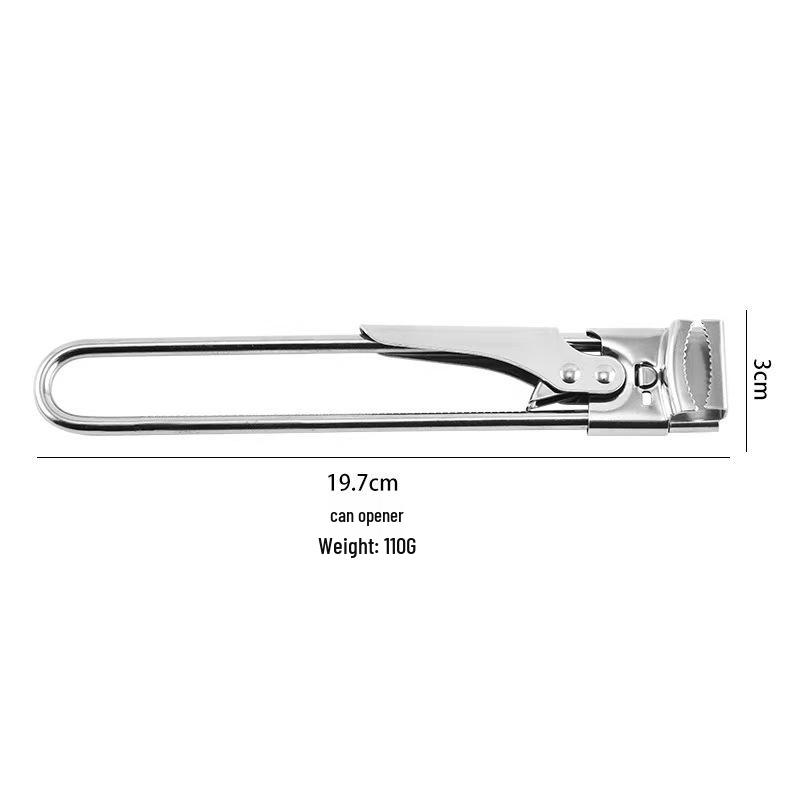 Stainless Steel Adjustable Multi-Functional Can and Lid Opener