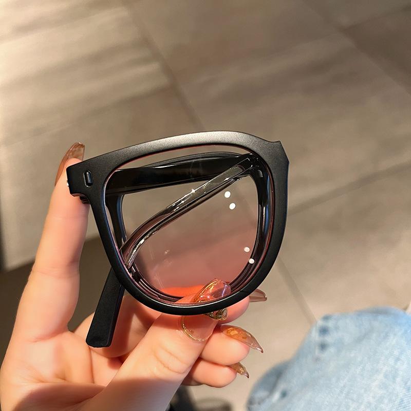 Adult Folding Sunglasses Sunglasses Men'S Summer Uv-Proof Glasses Women'S Uv-Proof Sunshades Storage