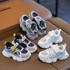 New boys' sports shoes with breathable mesh, durable dad shoes, girls' non-slip soft-soled summer running shoes