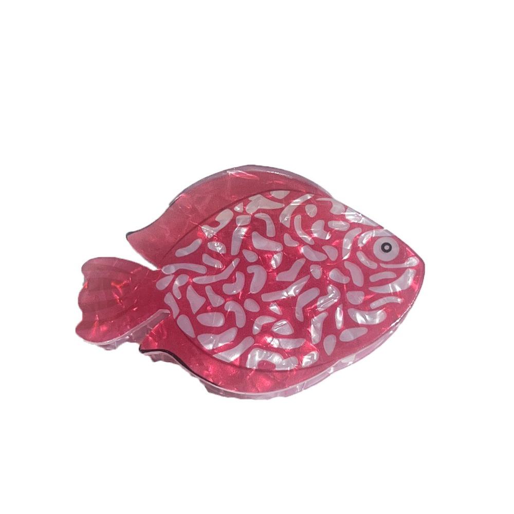 Ozean-Serie Fisch Haarkralle Cartoon Acryl Haarkralle Süßer Großer Hai-Clip Pferdeschwanzhalter