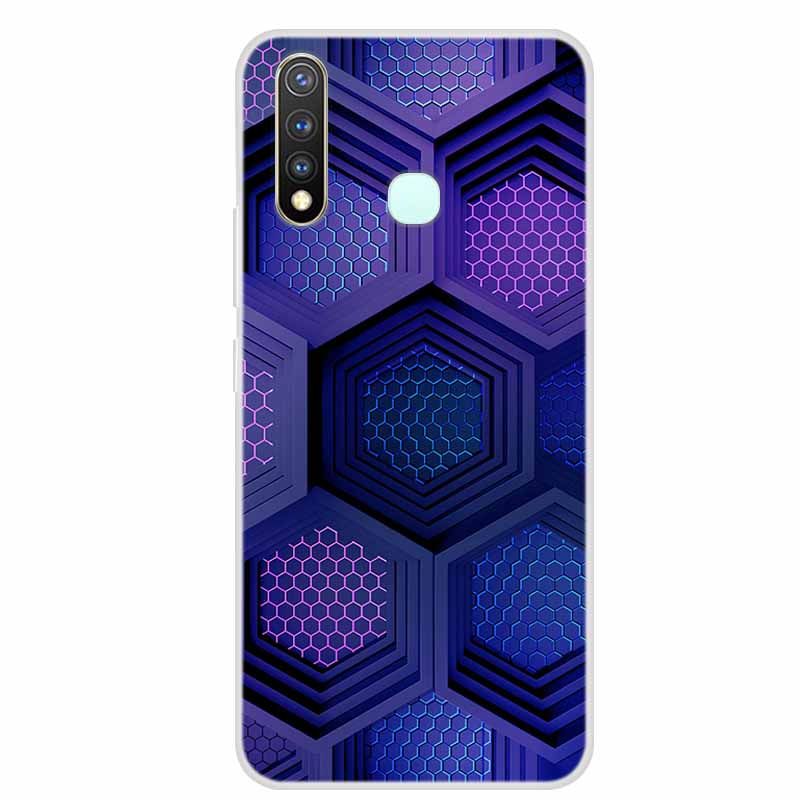 Per Vivo 1915 / Y19 /U3 Custodia Bumper Silicone TPU Copertura Posteriore Morbida Per Vivo Y19 Y 19 VivoY19 Custodia Cartone animato fundas su Vivo1915 Coque