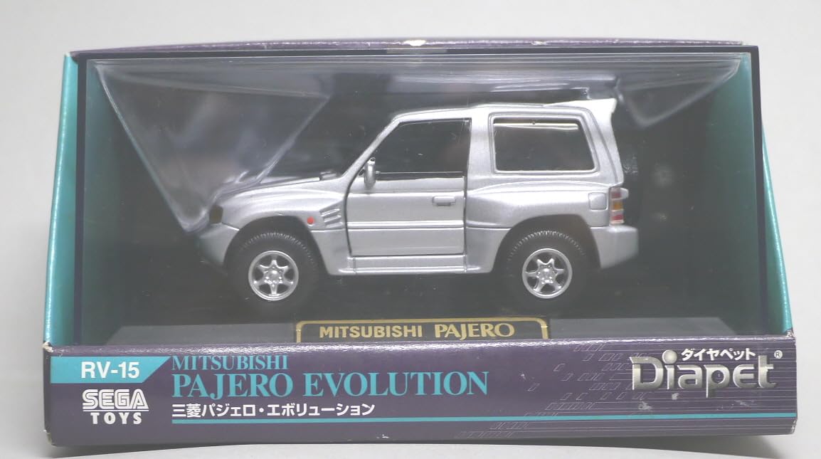 

Mitsubishi Pajero Evolution 1/43 (Silver) RV-15 [Sega Toys/Diapet] [4979750019227]