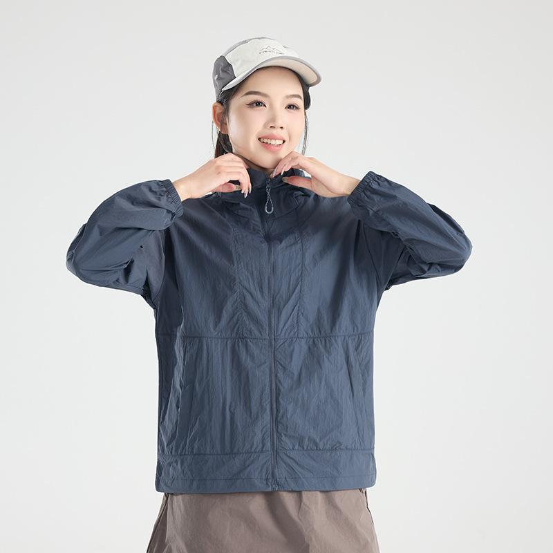 UPF10 + Ice Silk Sunscreen Clothing Men's Summer Couples Outdoor Sports Sunshade Jacket UV Protection Sunscreen Clothing