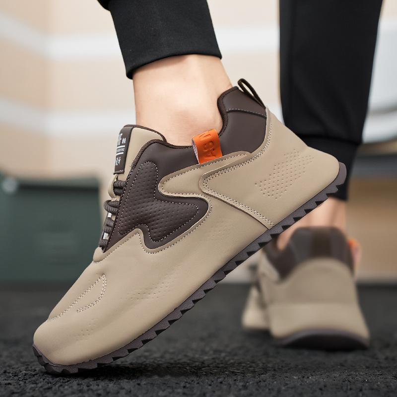 Autumn Trendy Men's Casual Sneakers Lace-up Platform Shoes Men Plus Size 48 Designer Chunky Sneakers Men Zapatillas Informales