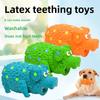 Pet Toy Latex Sound-producing Toy Curly-haired Pig Chew Toy, Screaming Pig Toy, Dog Toy