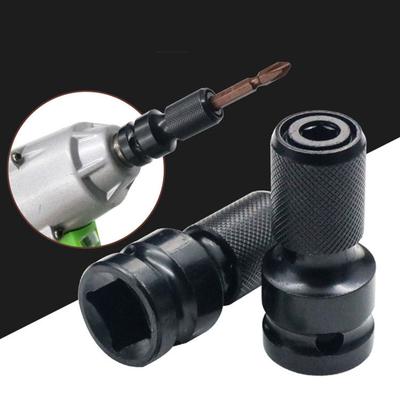 Sechskantschaft-Steckschlüssel-Konverter, 1/2 Zoll Vierkant auf 1/4 Zoll Sechskantschaft-Steckschlüssel-Adapter