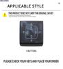 Zine Alloy Car Key Case Shell Cover Holder Protection Fob For Volvo EM90 MPV 2025 XC60 S60 S90 XC90 EX30 XC40 Keychain Accessory