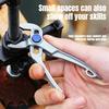 Multi Functional Mini Portable Wrench Water Pipe Clamp Push Lock V-shaped Clamp Quick Adjustable Pliers Mini Slot Joint Pliers