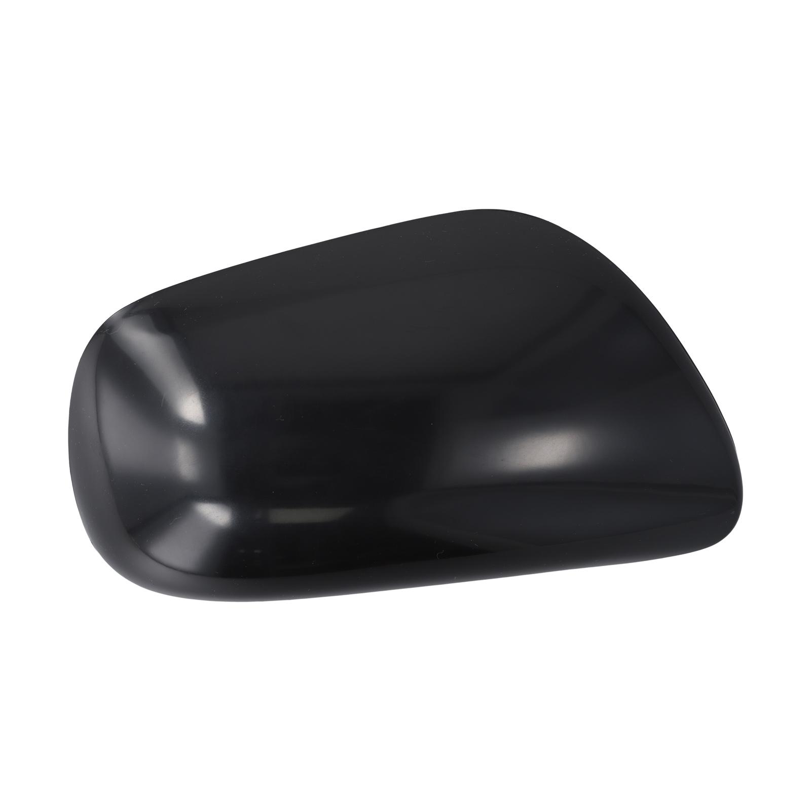 For Toyota For Yaris 2007-2011 Black Wing Door Mirror Cover Cap Rearview Mirrors Accessories Wing Mirror Cap