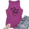 Versatile Women's Clothing Comfortable Heart-shaped Printed Soft Large Vest