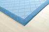 IKEHIKO Randa Blue Rug, Rectangular, Approx. 180 X 240 Cm, Cool To the Touch, Hand Washable, Quilted, Non-Slip, Simple Design, #1294230045101