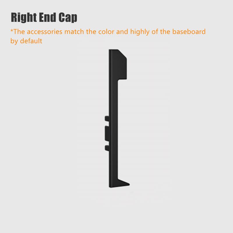 H60/80mm Thin LED Skirting Line Simple Aluminium Profile Floor Baseboard Strip Light Metal Wall Skirting Corner Linear Lamp