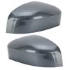 Side Rearview Mirror Cover For Ford Focus MK2 MK3 Mondeo 2008 2009 2010 2011 2012 2013 2014 2015 2016 2017 sliver covers cap