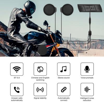 Nieuwe M7 Motorhelm Oortelefoon BT5.0 Navigatie Muziek Bellen FM Waterdichte Headset Grote Knop Rijhelm Koptelefoon