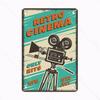 Feature Movie Vintage Posters Show Metal Tin Sign Retro Plaque Cinema Decor Hobby Bedroom Wall Decoration x cm