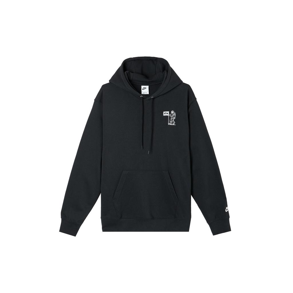 Nike Sportswear Men's Graphic Fleece Pullover Hoodie Black HQ8595-010