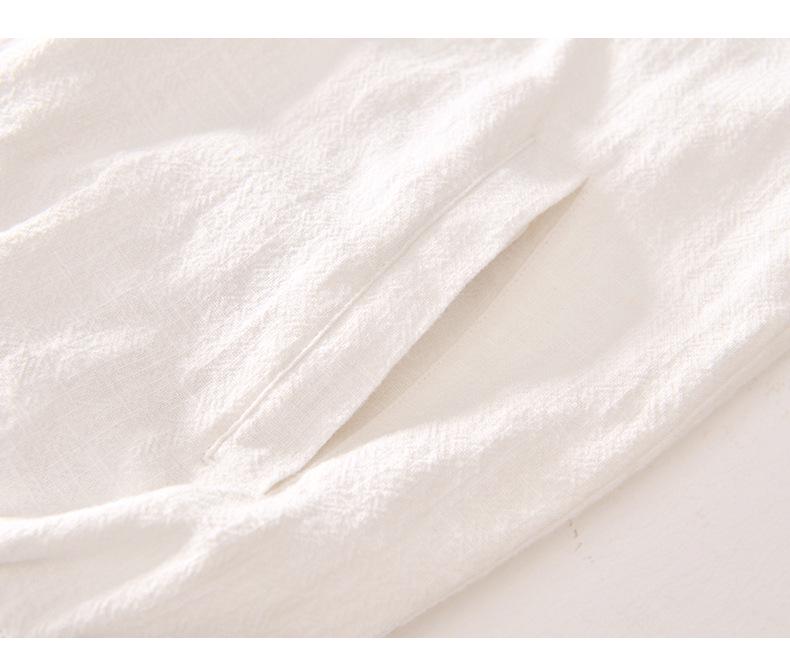 Męska kurtka baseballowa L951 w stylu retro casual – Jesienna odzież wierzchnia z bawełny i lnu