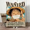 Hot Luffy Wanted Blanket Four Season Parent-Child Matching Family Soft Flannel All Season Warm Throw Blanket Sofa Bed Home Gift