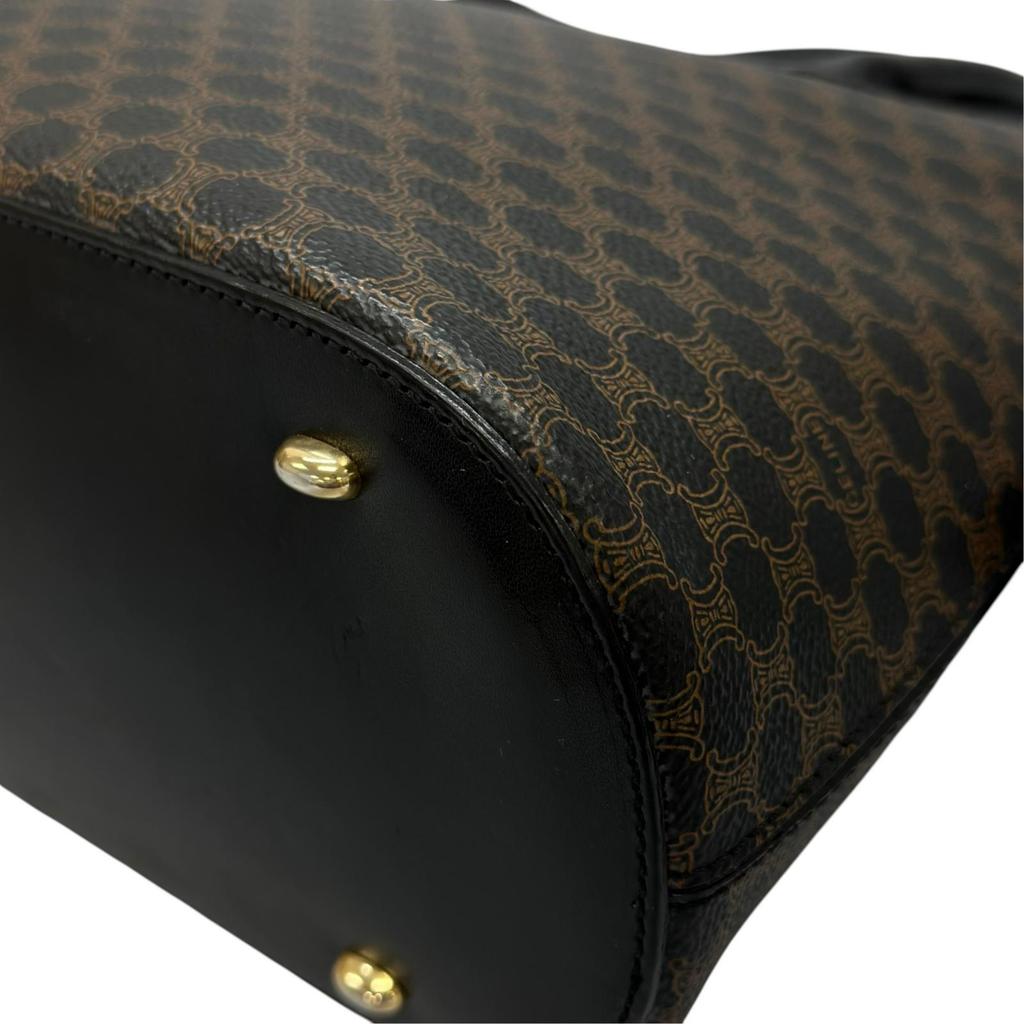 CELINE MC98-2 Handbag Brown Women 2-way Macadam used