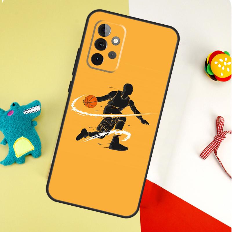 Basketball Sports For Samsung Galaxy A05 A06 A16 A54 A34 A14 A55 A35 A15 A53 A33 A13 A22 A32 A52 Phone Case