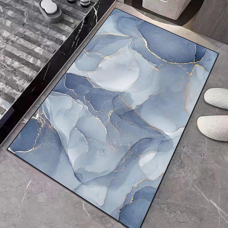 Łazienkowa mata podłogowa chłonna z ziemi okrzemkowej, antypoślizgowa mata podłogowa do toalety, koc na drzwi łazienki, szybkoschnąca